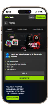 WinWin promo offers section